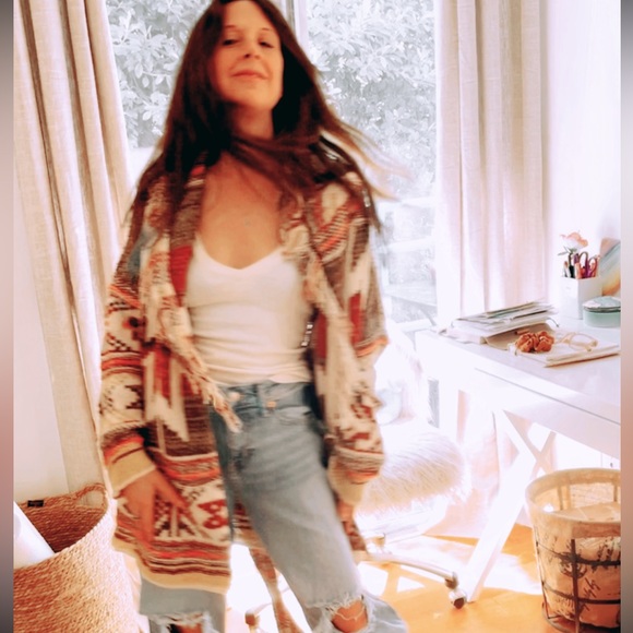Sweaters - Free People Wild Wild West belted Cardi Southwest Vibes SOFT NWT! ♥️✌️